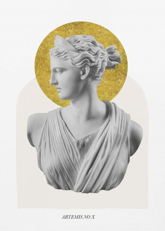 Gold Artemis Goddess | Canvas