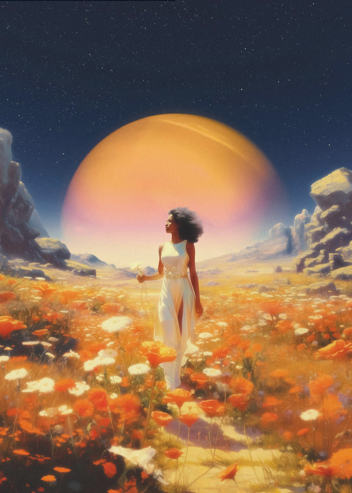 Cosmic Flower Fields | Canvas