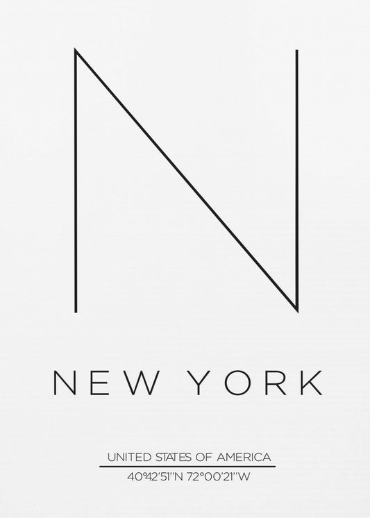 Minimalist NYC Design | Poster