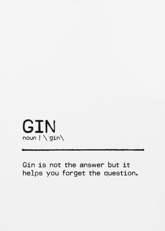 Quote Gin Question | Canvas