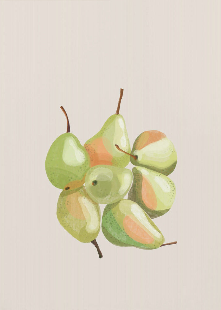 Seven pears | Poster