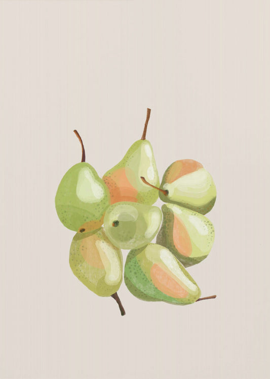 Seven pears | Canvas