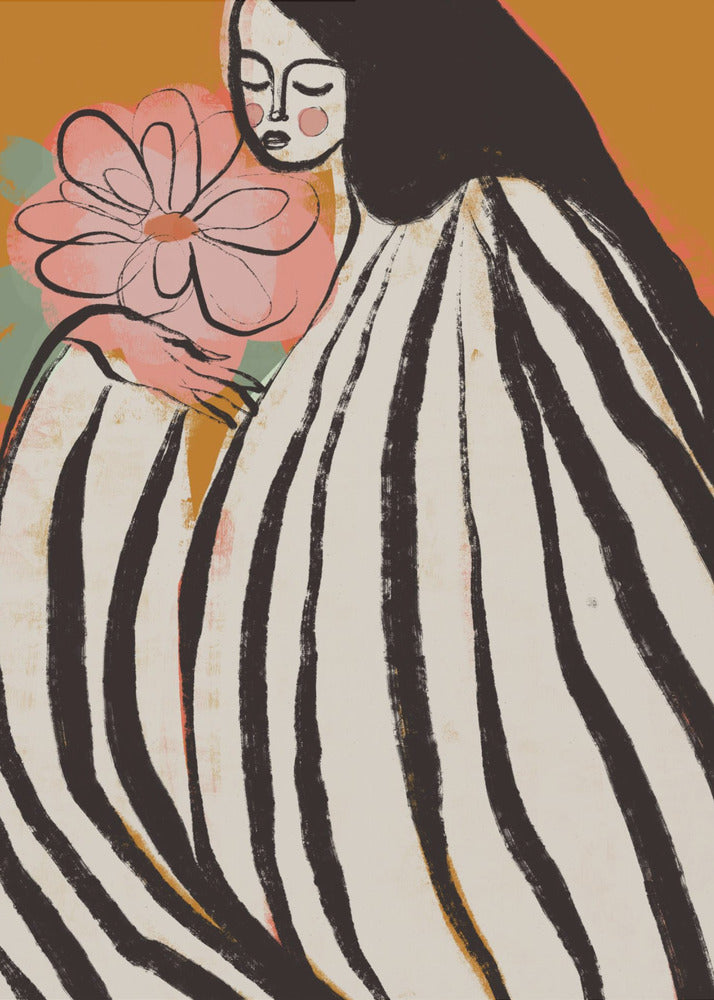 Striped Serenity | Canvas