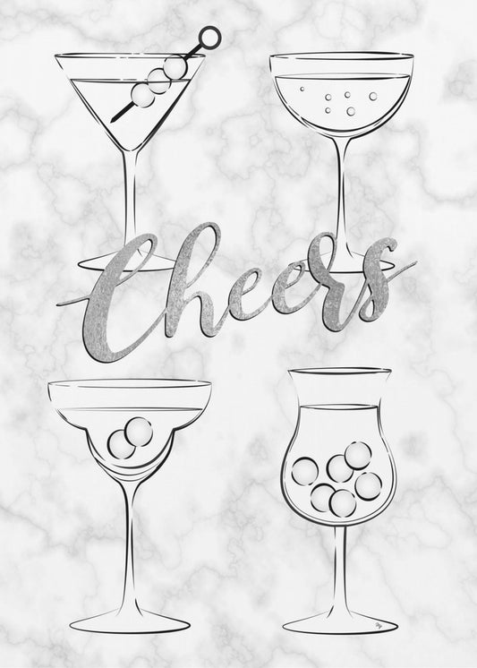Cheers Cocktails | Poster