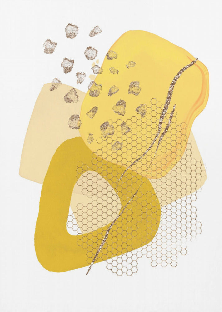 Gold of moon | Canvas