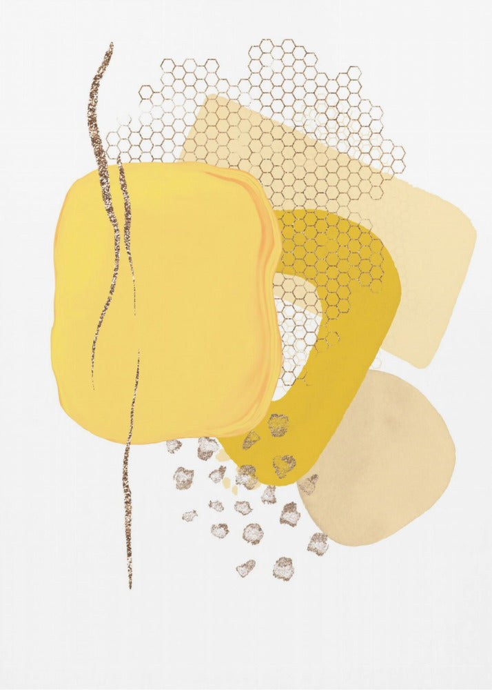 Moonlight gold | Canvas