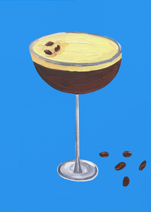 Espresso Martini Blue | Canvas