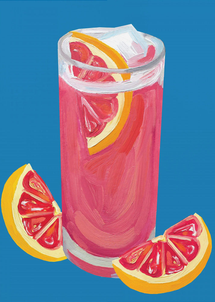 Grapefruit Paloma Blue | Canvas