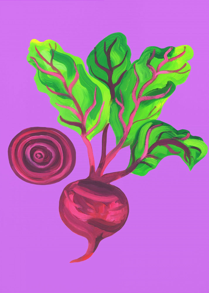 Beetroot Swirl Purple | Canvas