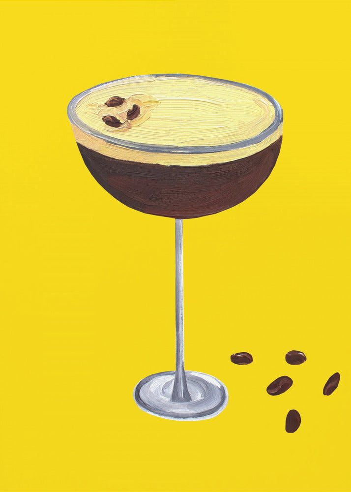 Espresso Martini Buttercup Yellow | Poster