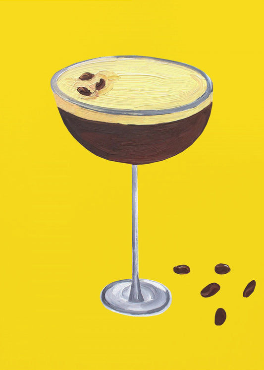 Espresso Martini Buttercup Yellow | Poster