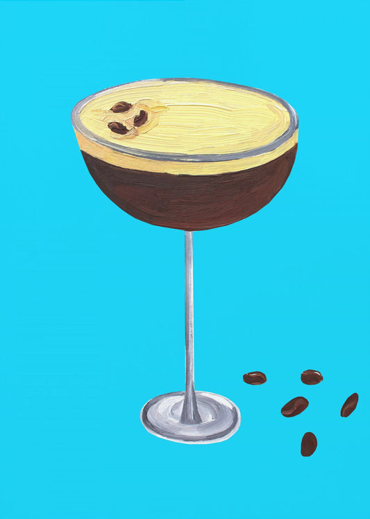 Espresso Martini Sky Blue | Poster
