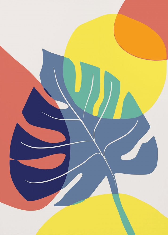 Vibrant Leaf Dance | Canvas