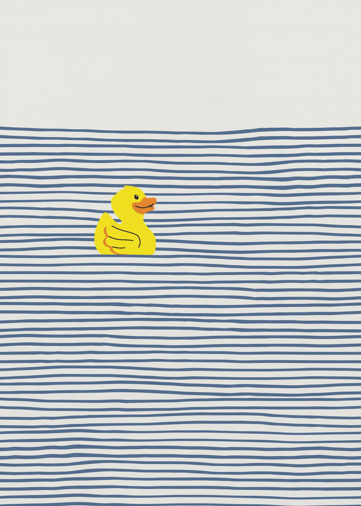 Yellow Duck Afloat | Poster