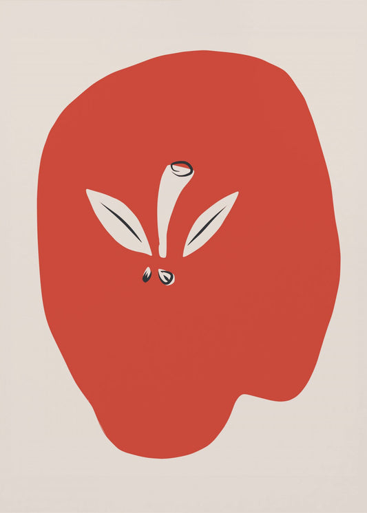 Big Red Apple | Canvas