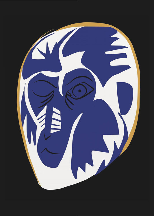 Abstract Mask Illusion | Poster