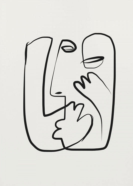 Whimsical Faces | Poster