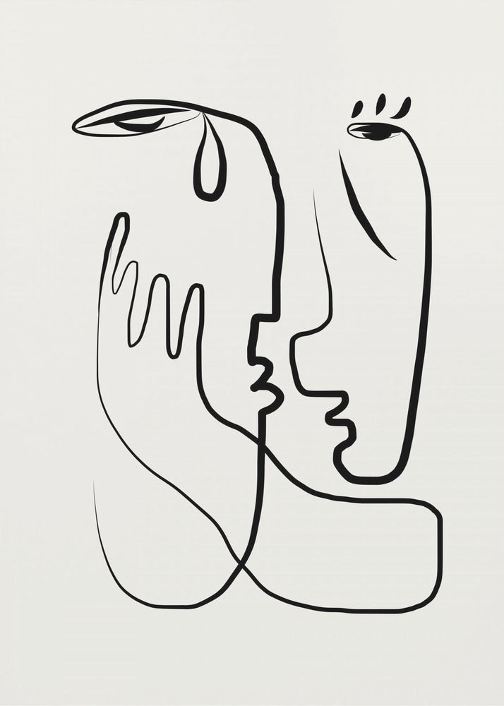 Don&#039;t Cry Line Art | Poster