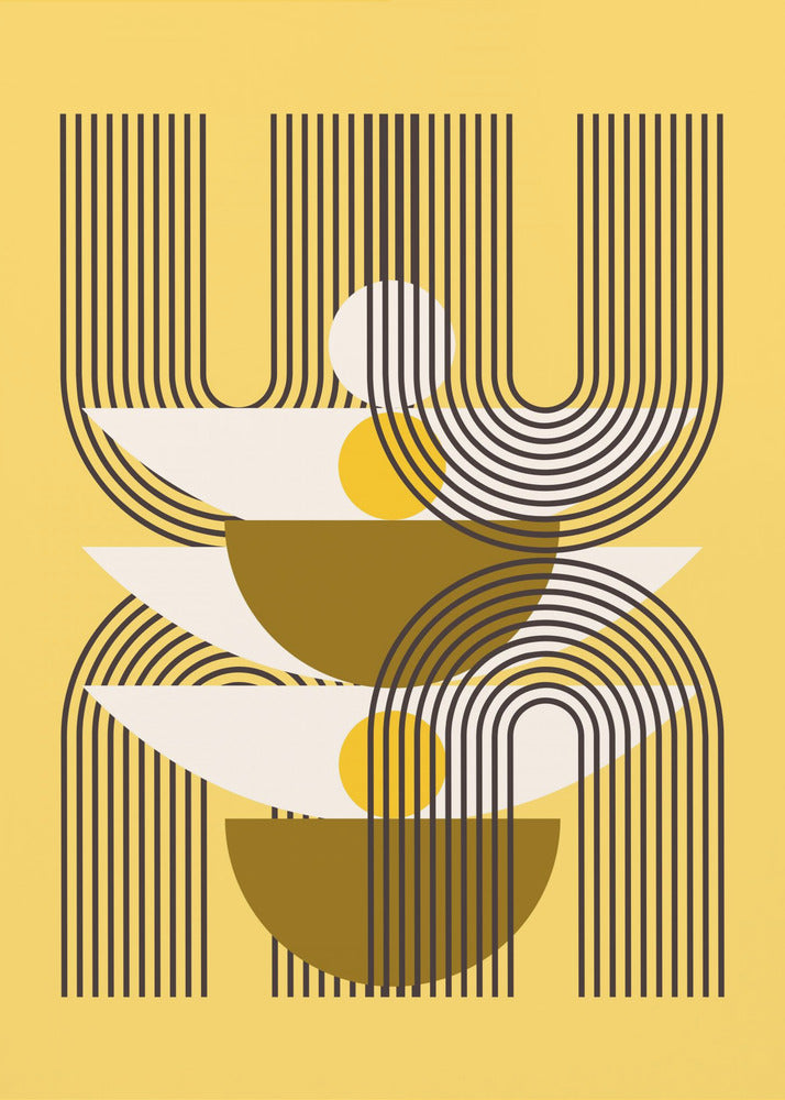 Minimalistic Lines and Geometric Shapes | Canvas