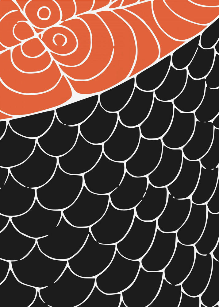 Sashimi Red and Black | Canvas