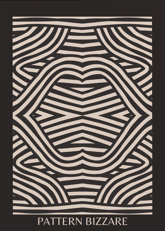 Black Pattern Bizarre | Canvas
