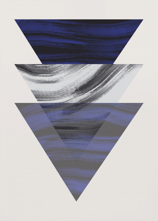 Three Triangular Geometric | Canvas