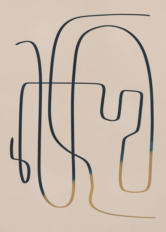 Line Art Abstract | Poster