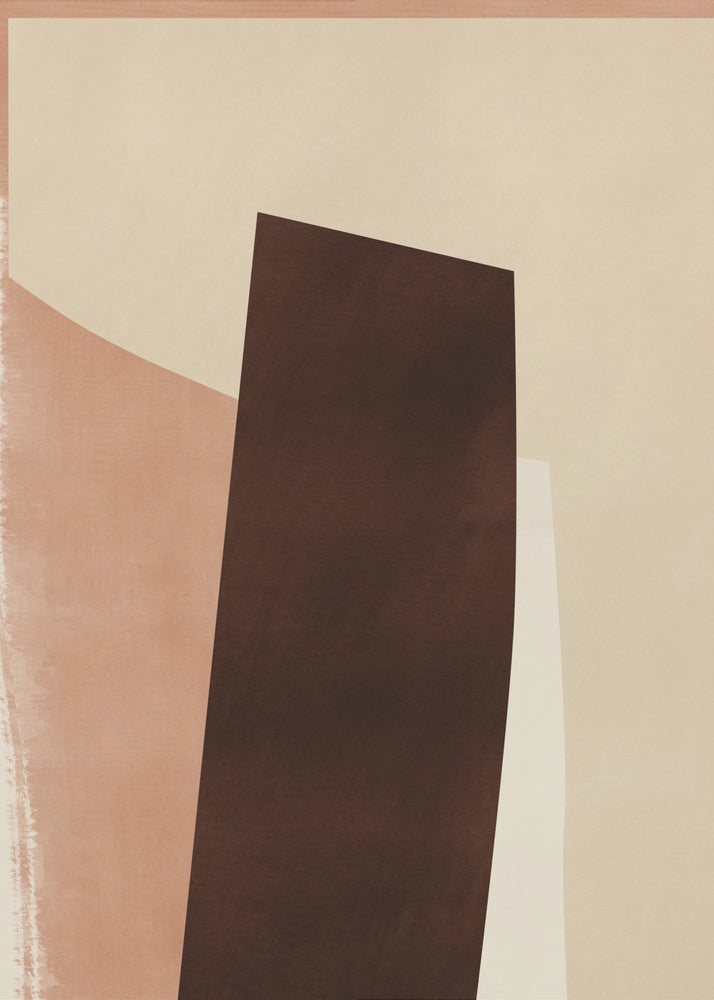 Geometric Shapes in Earthy Tones | Canvas