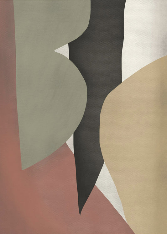 Tropical Abstract Shapes | Canvas