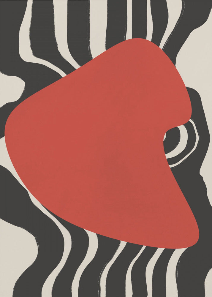 Crimson Wave Pulse | Poster