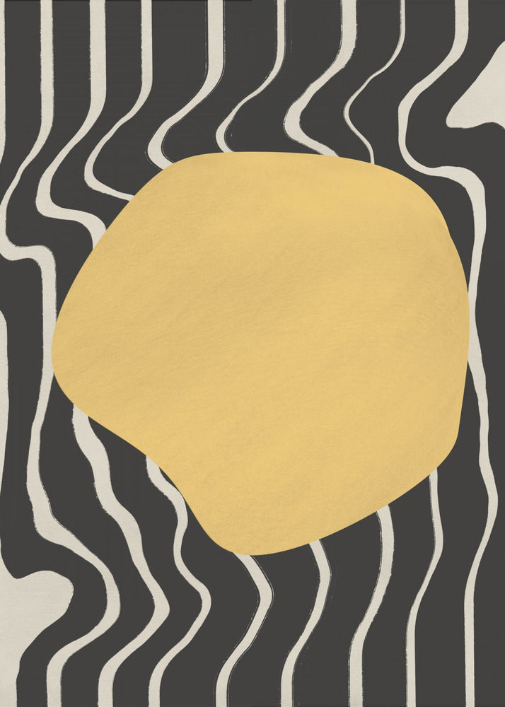 Golden Wave Harmony | Canvas