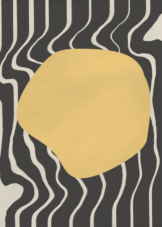 Golden Wave Harmony | Canvas