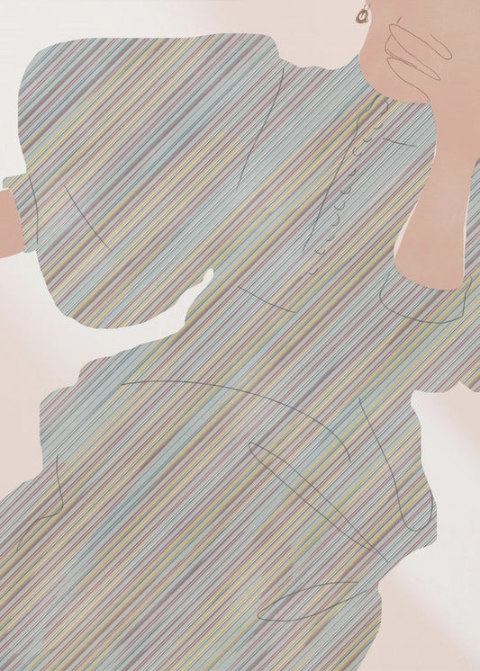 Striped Elegance | Poster