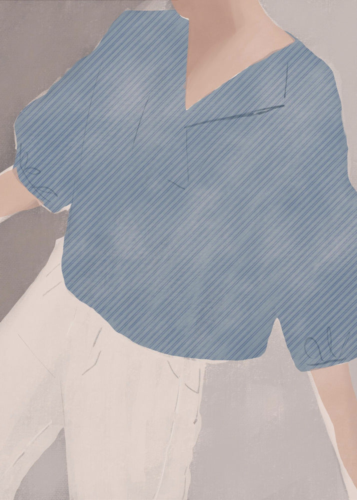 Striped Shirt Wanderer | Canvas