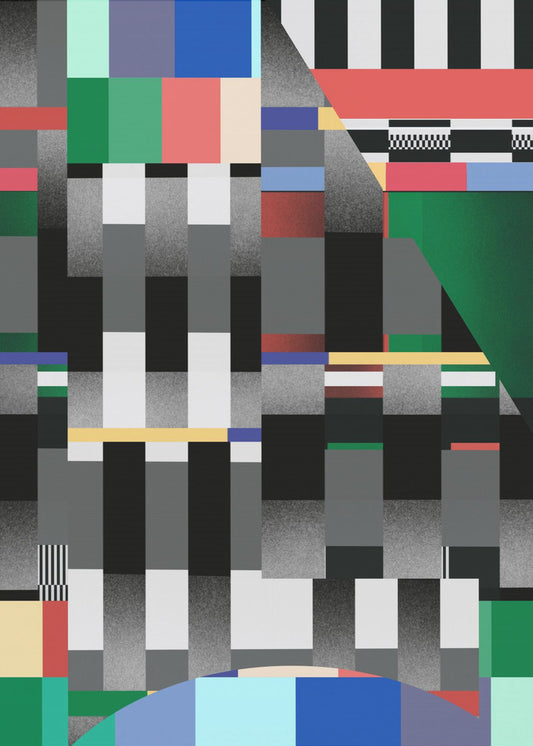 Glitch abstract artwork 01 | Poster