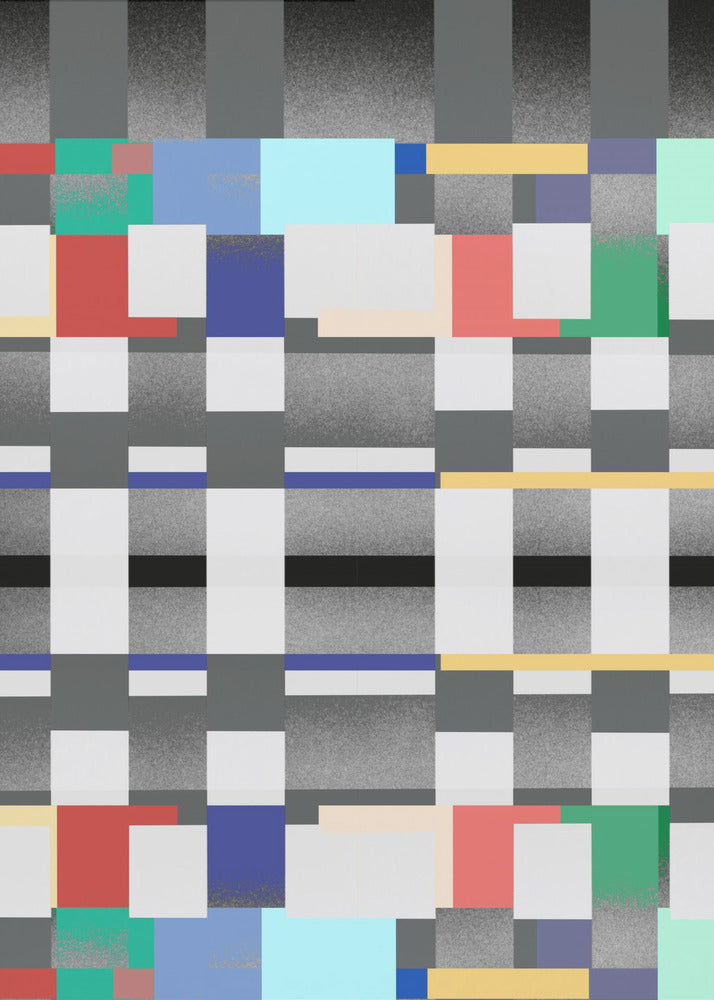 Abstract Design With A Grid Like Pattern | Canvas