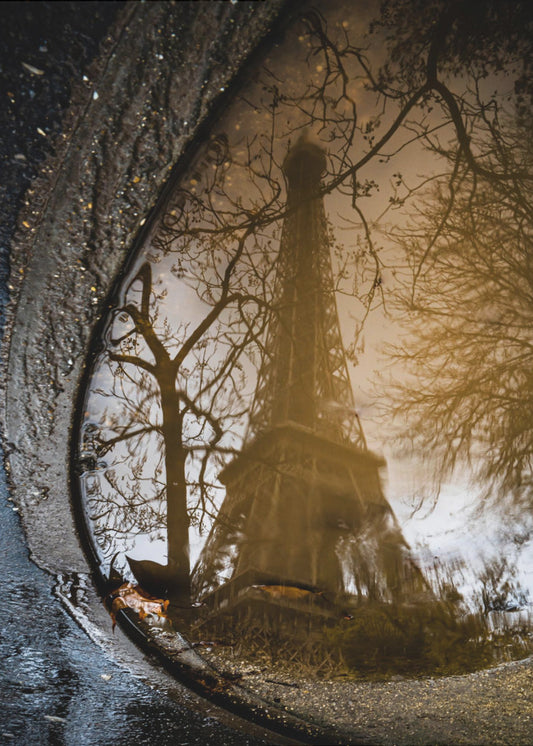 Eiffel tower reflection | Poster