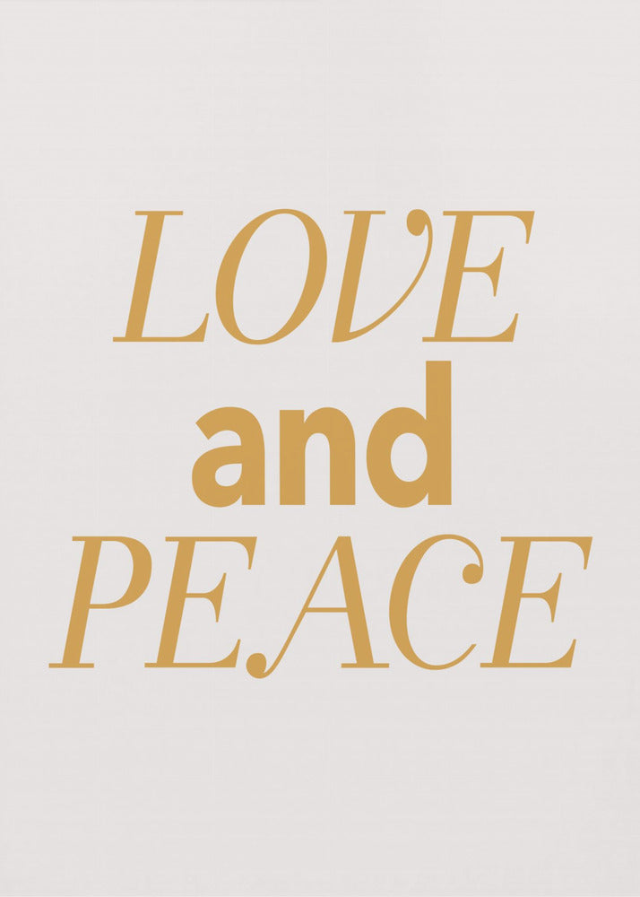 Love and Peace | Poster