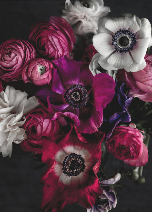 Dark Flowers 1 | Canvas