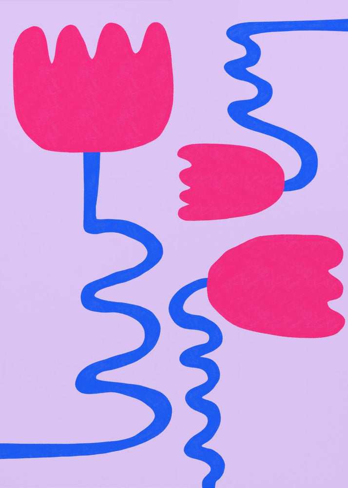 Crimson Blooms | Poster