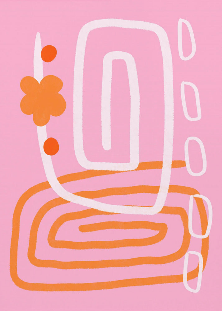 Spiral Bloomscape | Canvas