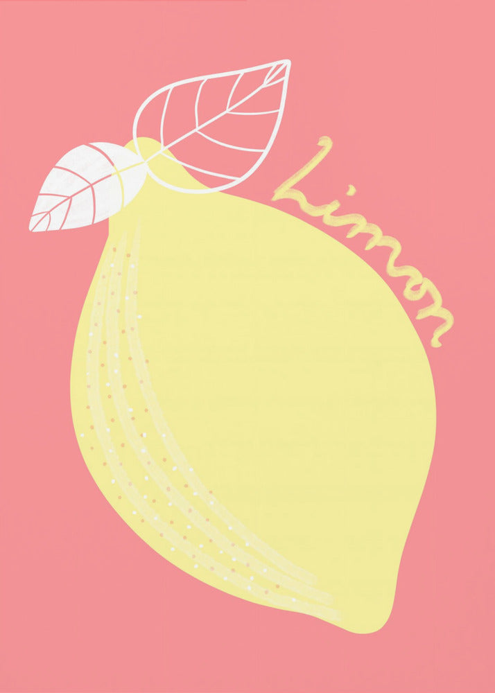 Yellow Citrus Charm | Poster