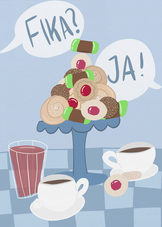 Swedish Fika Delight | Canvas