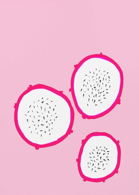 Dragon Fruit Trio | Canvas