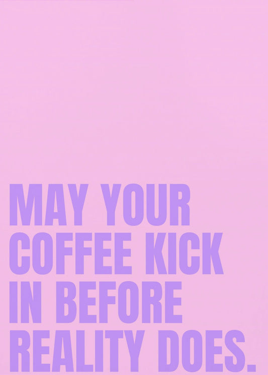 Coffee vs. Reality | Poster