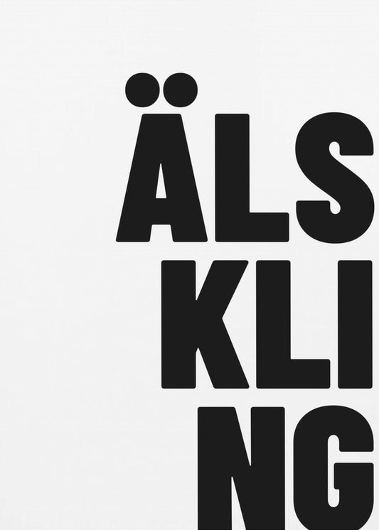 Bold Letters of Love | Canvas