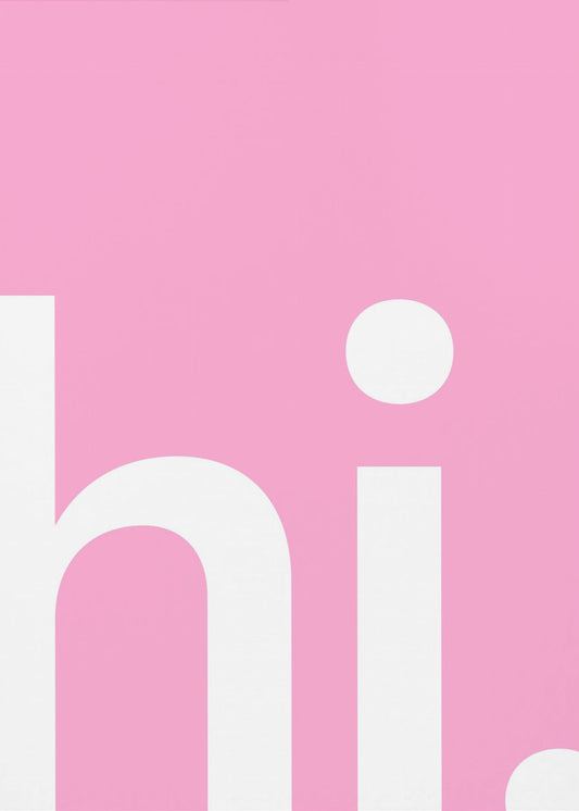 Pink Greeting | Canvas