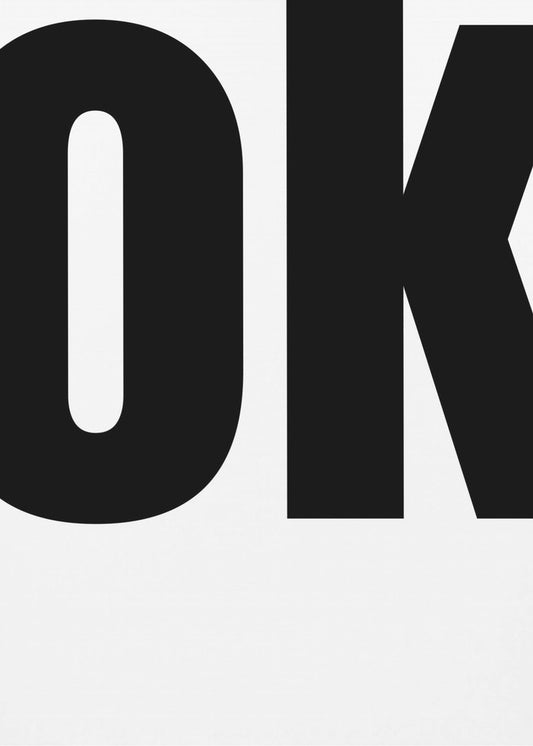 Bold Typography Statement | Canvas