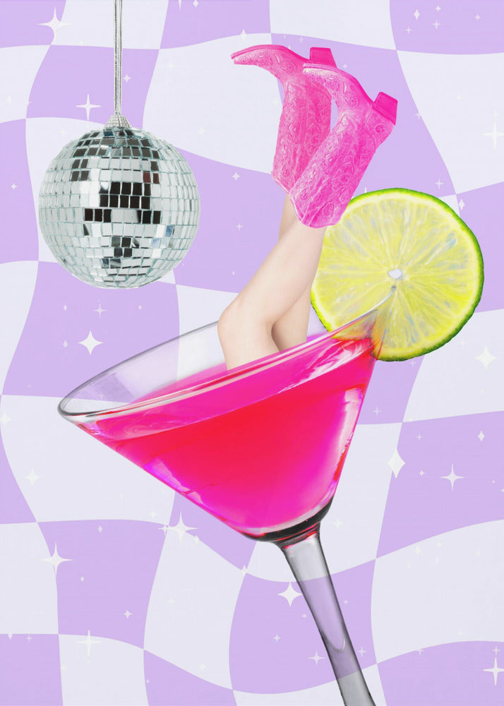 Disco Drink Delight | Canvas