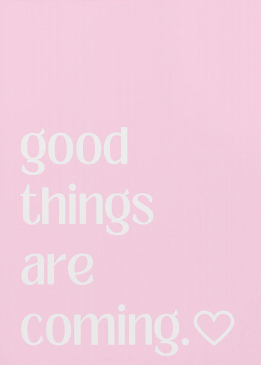 Hopeful Pink Breeze | Poster